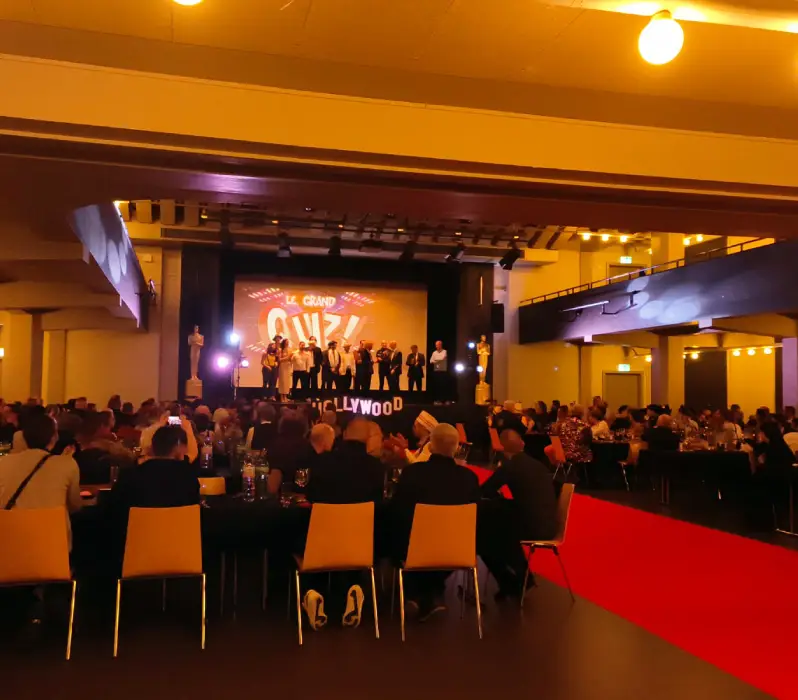 Quizz interactif lors d'une soirée corporate