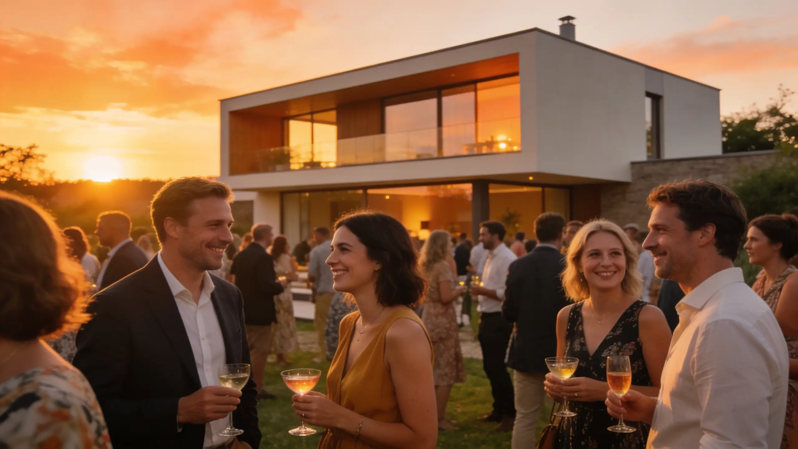 Soirée d'entreprise en plein air organisée par Global Creative en Suisse romande